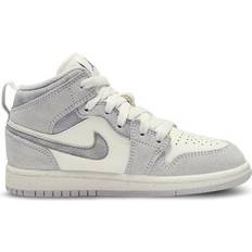 Children's Shoes Nike Jordan 1 Mid SE PS - Neutral Grey/Sail/Smoke Grey