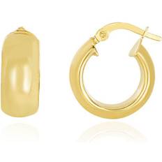 The Lovery Chunky Hoop Earrings
