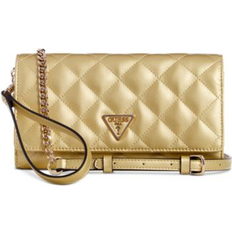 Guess Clutches Guess Glimmer Flap Clutch, Created For Macy's Gold