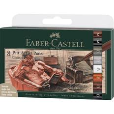 Penseltusjer Faber-Castell Pitt Artist Pen Classic Wallet of 8