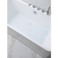 PVC Non-Slip Bath Mats George Clear Extra Long Bath
