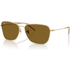 Ray-Ban Caravan Reverse Sunsort - Arista Gold/Braun Glas