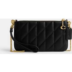 Coach Håndtasker Coach Pouch Bag With Pillow Quilting Brass/black One Size