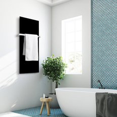Heated Towel Rails Heat Storm Straight Rail Black