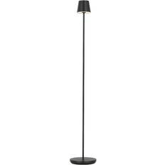 Battery-Powered Floor Lamps Visual Comfort Modern Nevis Black Floor Lamp 49"