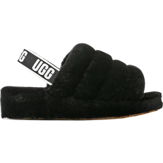 Women - Wool Slippers UGG Fluff Yeah - Black