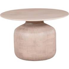 Round Coffee Tables Indian Hub Valencia Natural Coffee Table 80cm