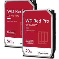 Western Digital Wd red pro 20tb nas hard drive twin pack