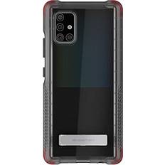 Mobile Phone Accessories Ghostek Covert Galaxy A71 5G Clear Case with Stand Super Slim Fit Shockproof Design Scratch Resistant Back and Anti Slip Hand Grip Wireless Charging Compatible 2020 Galaxy A71 5G 6.7 Inch Smoke