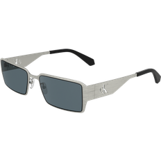 Solbriller Calvin Klein Jeans Rectangle Sunglasses Solbriller Metal Sølv Firkantet - Silver