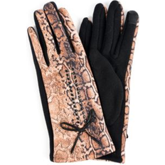 Gloves & Mittens MARCUS ADLER Women's Snakeskin Print Jersey Gloves Camel one-size