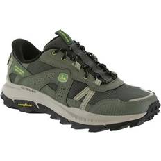 Green - Men Walking Shoes Skechers Men's John Deere: Slip-ins Equalizer 5.0 Trail Sneaker Green Leather/Textile/Synthetic