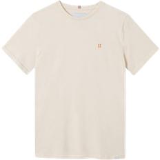 Les Deux T-Shirts Les Deux Norgaard T-shirt - Ivory/Orange