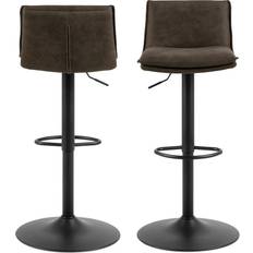 Grå Stoler AC Design Furniture Flemming Anthracite Barstol 107cm