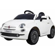 Vehículos Eléctricos rebaja Fiat Coche Eléctrico Para Niños Con Mando De Control Remoto 500 Ideal Para Niños De 3 A 8 Años Color Blanco Devessport