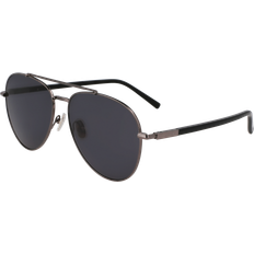 Ferragamo Herr - Pilot Solglasögon Ferragamo SF316S 027 Solglasögon Metall Rutenium Pilot Normal