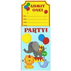 Creative Party Circus Invitations