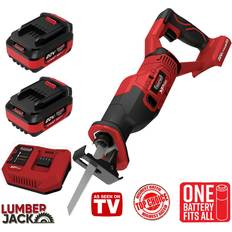 Lumberjack cordless 20v reciprocating saw with lithium ion technology