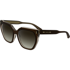 Solbriller Calvin Klein Butterfly Sunglasses CK24535S - Brown