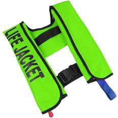 Swim & Water Sports XYTGOGO Fluorescent Green Life Jackets Adult Auto Inflatable Buoyancy Vests