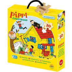 Kärnan Trä Pussel Kärnan Pippi Långstrump Pussel 20 Bitar