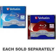 Verbatim blu ray disc with case 25gb quality super hard coat extra flexibility