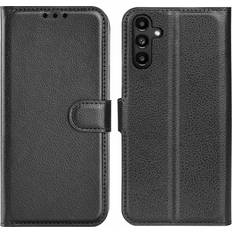 G-SP Samsung Galaxy A04s Plånboksfodral med Stativ Svart Svart