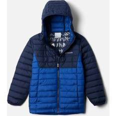 Children's Clothing Columbia Boys' Powder Lite II Hooded Jacket- Blue