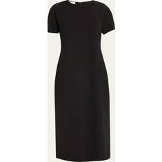 Dresses Lafayette 148 New York A-Line Wool-Blend Maxi Dress BLACK