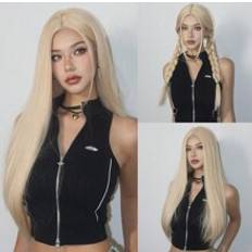 Hårprodukter Shein 22 Inch Medium Part Long Straight Synthetic Wig