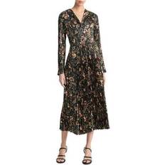 Clothing Vince Orchid Pleated Dress Black Night