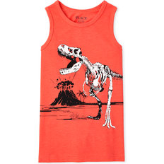 Boys Tank Tops The Children's Place Boy's Graphic Tank Top - Fusion Orange