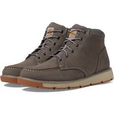 Gray - Men Chukka Boots Carhartt Millbrook 5" Moc Soft Toe Wedge Boot Men's Grey Boot