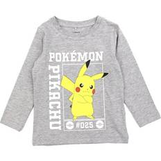 Name It grey melange t-shirt Pokemon