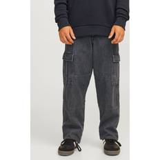 Kinderbekleidung Jack & Jones Junior Relaxed Fit Jeans Jjichris Jjwade Cargo Mf 348 Jnr Relaxed Fit Jeans Für für Herren 164 Schwarz