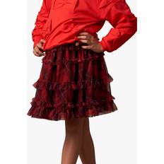 Skirts Children's Clothing on sale Angel & Rocket Kids' Tartan Mesh Skirt, Red