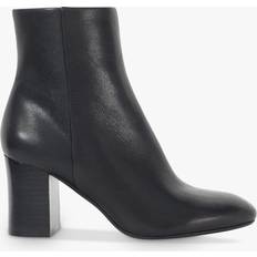 Dune London Block Heel Ankle Boots Dune London 'Ollave' Leather Ankle Boots Black