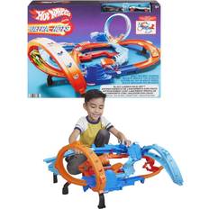 Hot Wheels Udrykningskøretøj Hot Wheels Ultra bilbane med loop og 2 legetøjsbiler
