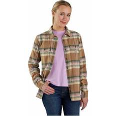 Brown - Women Shirts Carhartt Tencel Relaxed Fit Flannel Shirt