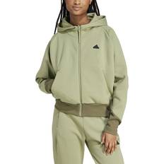 Elastan/Lycra/Spandex Pullover adidas Z.N.E. Sweatjacke Damen IW7752 tent green