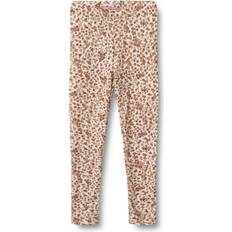 Wheat Ensfarvet Bukser Wheat Rose Flowers Wool Leggings Agi år/128