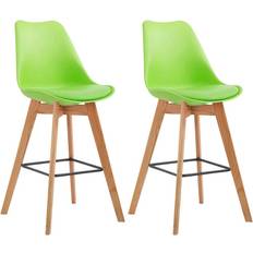 CLP Metz Pale green Taburete de bar 112cm 2pcs