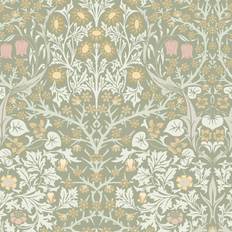 Wallpapers William Morris At Home Blackthorn Sage Wallpaper Green