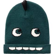 Grøn Huer Børnetøj Name It Mateo strikket beanie SEA MOSS