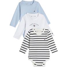 Tommy Hilfiger Bodysuits Tommy Hilfiger 3 Pack Long Sleeved Baby Grows - Multi