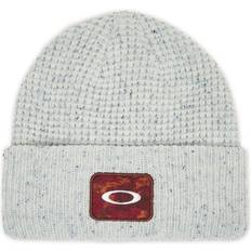 Oakley Herr Mössor Oakley Ellipse Patch Waffle Beanie Herr Arctic White