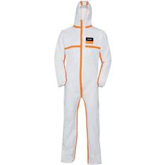Uvex Korttidsoveralls Uvex 98375 Langærmet Fuld Længde - Orange/Hvid