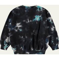 Molo Boys Monti Tie-Dye Organic Cotton Sweatshirt - Blue Dark