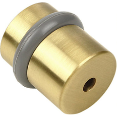Door Stops Design House Door Stop Satin Brass Floor Rubber Bumper 2-Pack 188185