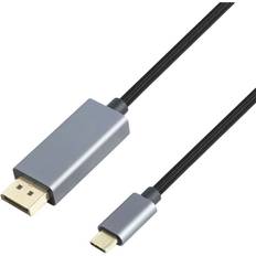 Usb c til displayport 8k Dacota Platinum USB-C DisplayPort Kabel 8K 2 m